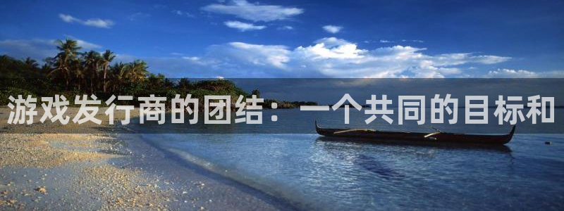 法国杏耀官网：游戏发行商的团结：一个共同的目标和