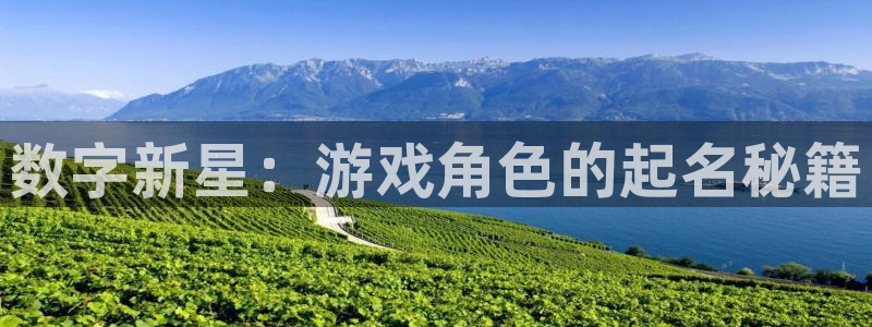 杏耀官网奇趣腾讯分分彩：数字新星：游戏角色的起名秘籍